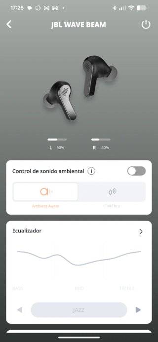 Auriculares Inalámbricos JBL Wave Beam 172126