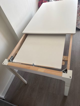 Mesa comedor extensible NÄSINGE blanca Ikea