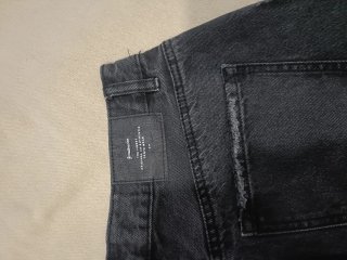 Shorts vaqueros negros rotos