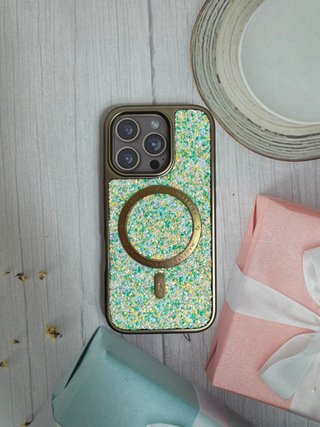 Funda Glitter iPhone 16 Pro. Precio Unidad