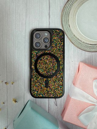 Funda Glitter iPhone 16 Pro. Precio Unidad