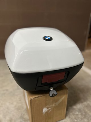 Baúl Moto BMW Top Case Blanco