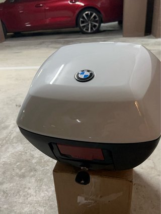 Baúl Moto BMW Top Case Blanco
