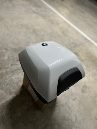 Baúl Moto BMW Top Case Blanco