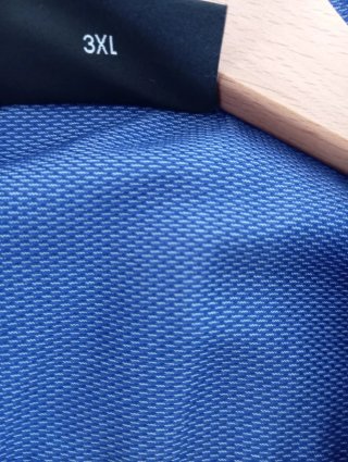 Camisa Emporio Armani Azul Manga Larga