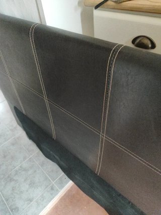 Cabezal polipiel 150 cm negro