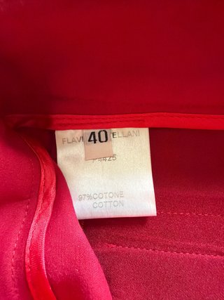 Pantaloni Flavio Castellani Ciliegia