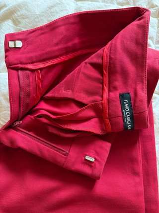 Pantaloni Flavio Castellani Ciliegia