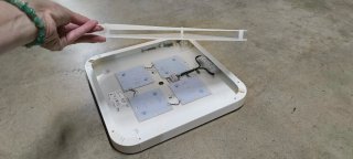 Plafón LED Levang Ikea Blanco