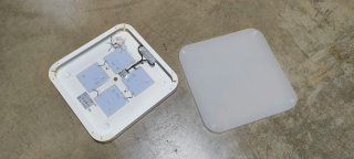 Plafón LED Levang Ikea Blanco