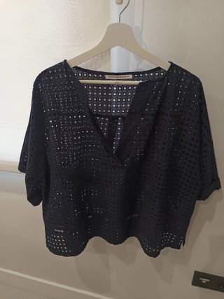 Blusa Adolfo Domínguez Talla Única Azul