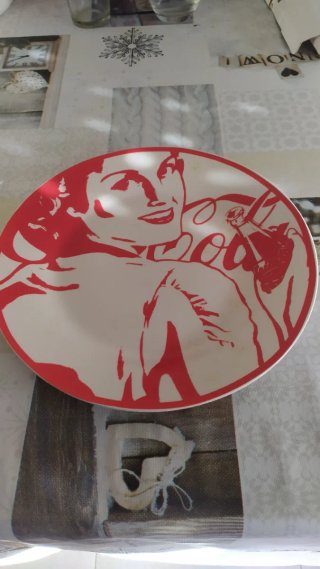 Plato Cerámica Coca-Cola