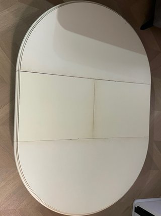 Mesa 90 diámetro. Ovalada 125 cm. Venta persona