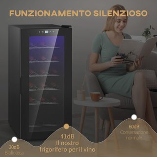 Cantinetta Frigorifero per 18 Bottiglie di Vino co