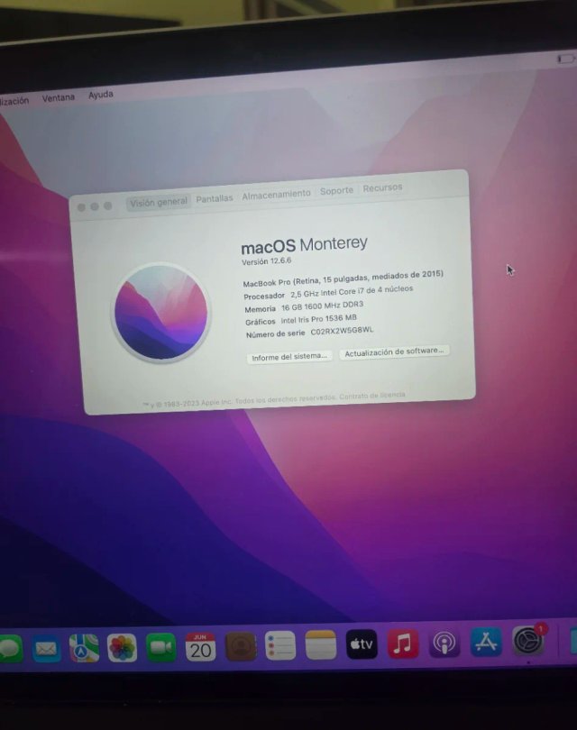 Apple MacBook Pro 15.4 Retina