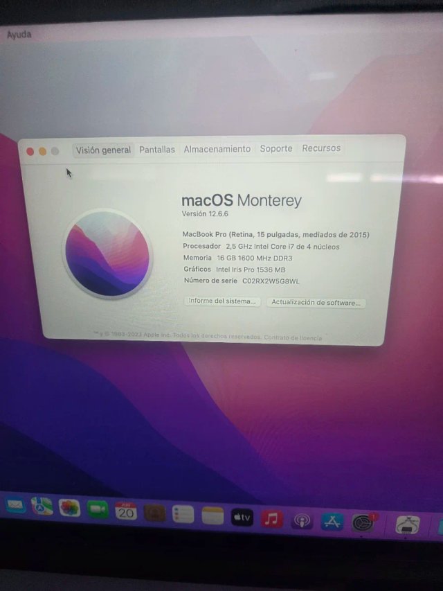 Apple MacBook Pro 15.4 Retina