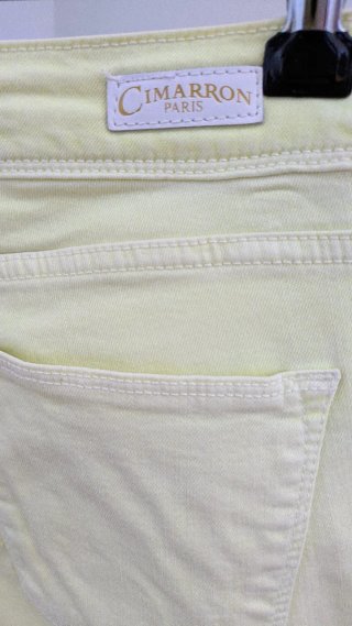 Pantalones Cimarrón Talla 38 Amarillo