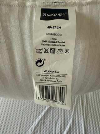 Almohada Savel Econature Bambú Alta Firmeza