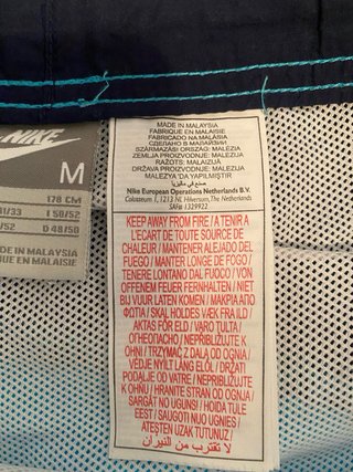 Bañador Nike Azul Marino Talla M