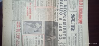 Periódico SUR 22 Julio 1969