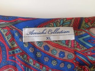 Blusa Amichi Multicolor Talla XL