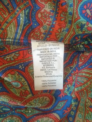 Blusa Amichi Multicolor Talla XL