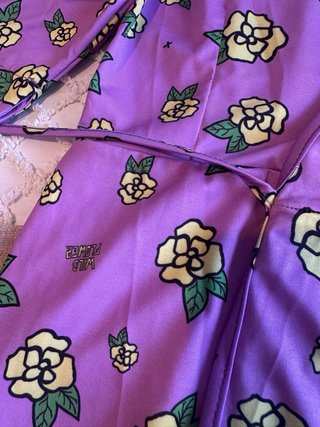 Vestido Retro Morado T. L