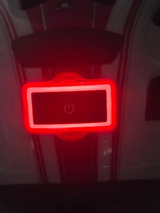 Casco de bicicleta adulto con luz LED roja