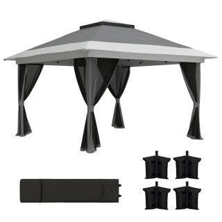 Cenador Plegable 3,6x3,6m con Laterales
