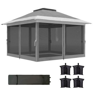 Cenador Plegable 3,6x3,6m con Laterales