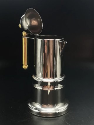 Cafetera y Hervidor Acero Inox. Italy