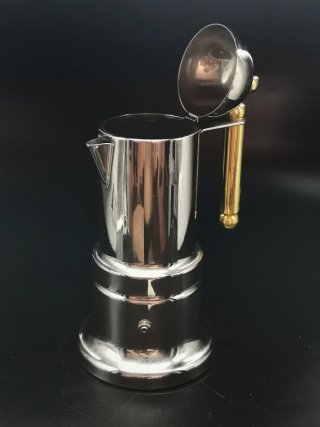 Cafetera y Hervidor Acero Inox. Italy