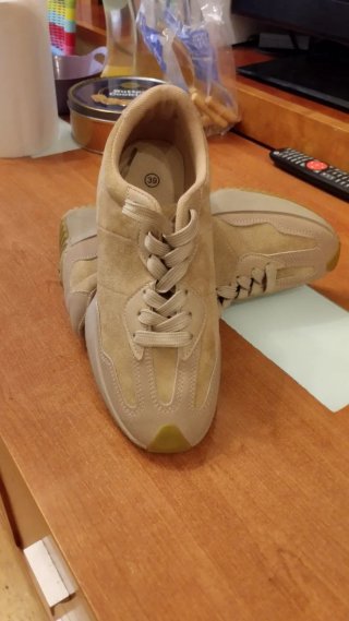 Zapatillas beige