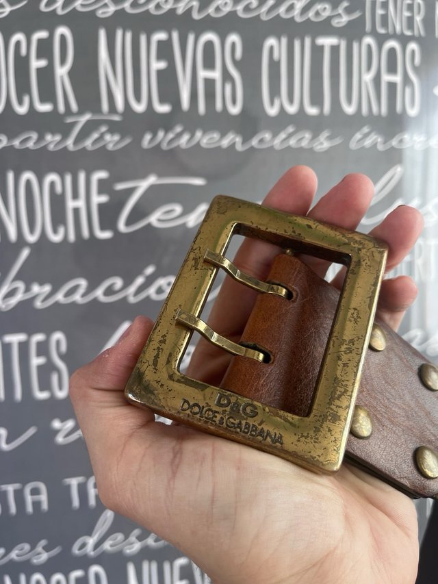 Cinturón Vintage Dolce & Gabbana Marrón