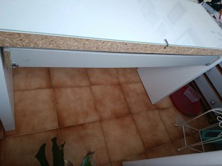 Tocador Malm Ikea Blanco y Cristal