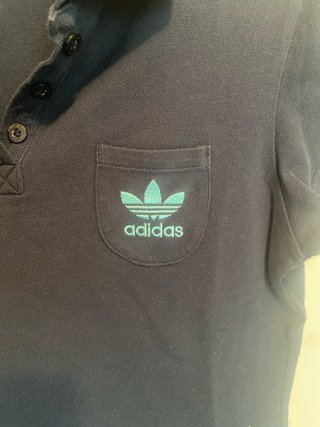 Polo Adidas Clásico Azul Marino