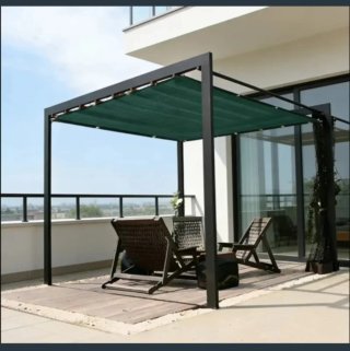 2 Toldos Vela Malla Sombra Cuadrada 3X3