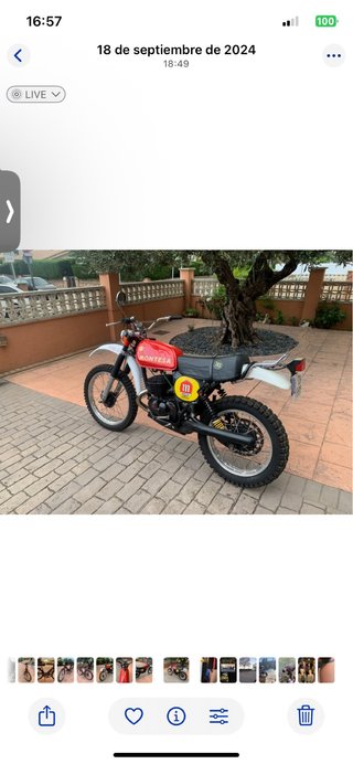 Montesa 250H Enduro 1977 Matriculada