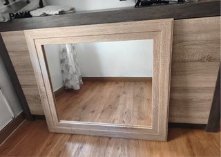 Mueble aparador y espejo madera