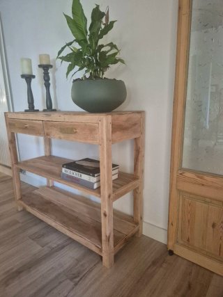 Consola de madera teca