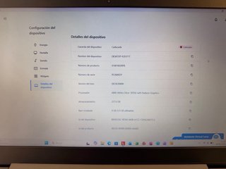 Lenovo IdeaPad 3 15ADA05 Windows 11 8gb 256 SSD