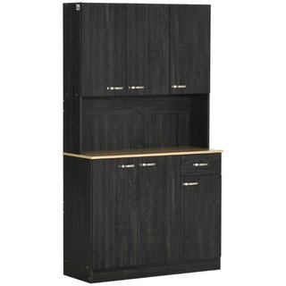 Credenza Cucina Alto con Cassetti e Armadietti, Mo