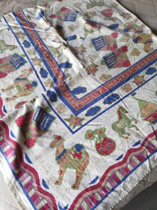Foulard Bassetti para sofá o cama infantil
