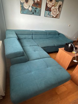 Sofá modular azul