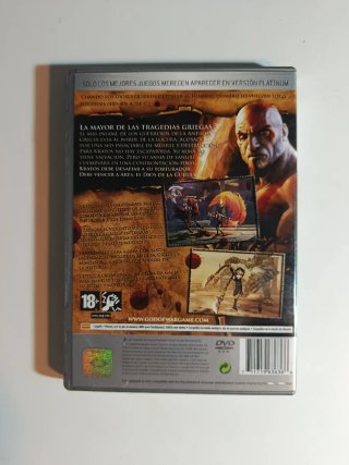 God of War 1 PS2 PlayStation 2 Platinum