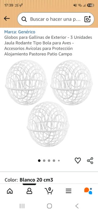 Globos para gallinas exterior (3 uds)