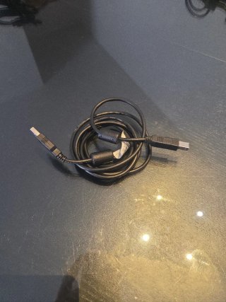 Cable USB-A a USB-B Negro