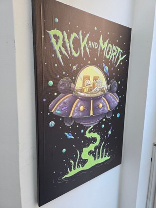 Quadro Rick and Morty 40x60 cm