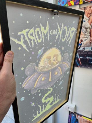 Quadro Rick and Morty 40x60 cm
