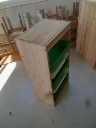Mueble organizador con cajones